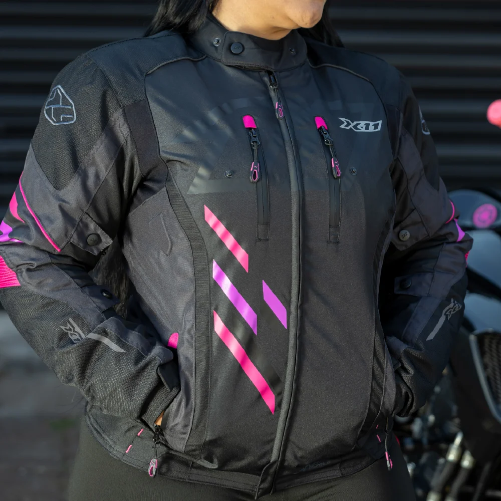 Jaqueta X11 Feminina Iron 3 Sporadic Rosa/Roxo - Spinelli Motos